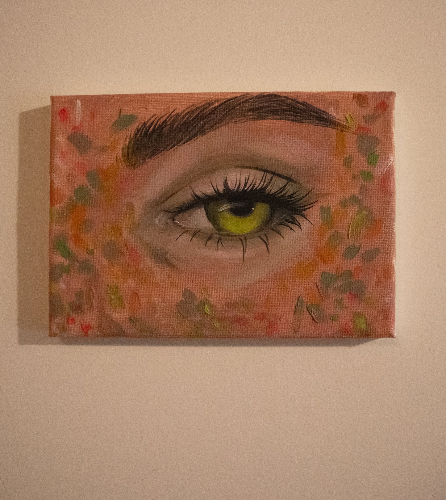 funfetti eye painting.