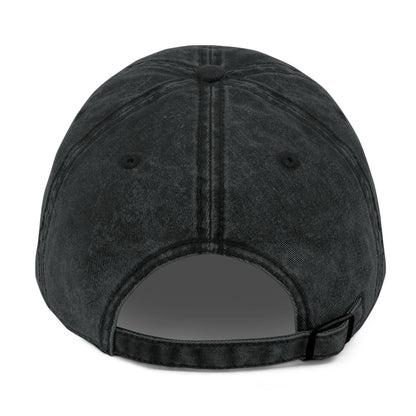 white logo hat.