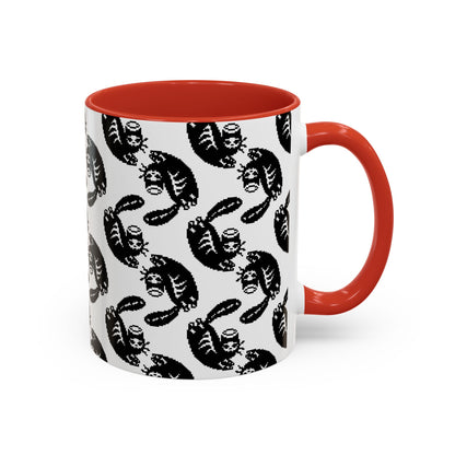 skelly patterned mug.